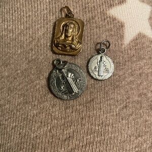 Gold and Silver Religious Pendants